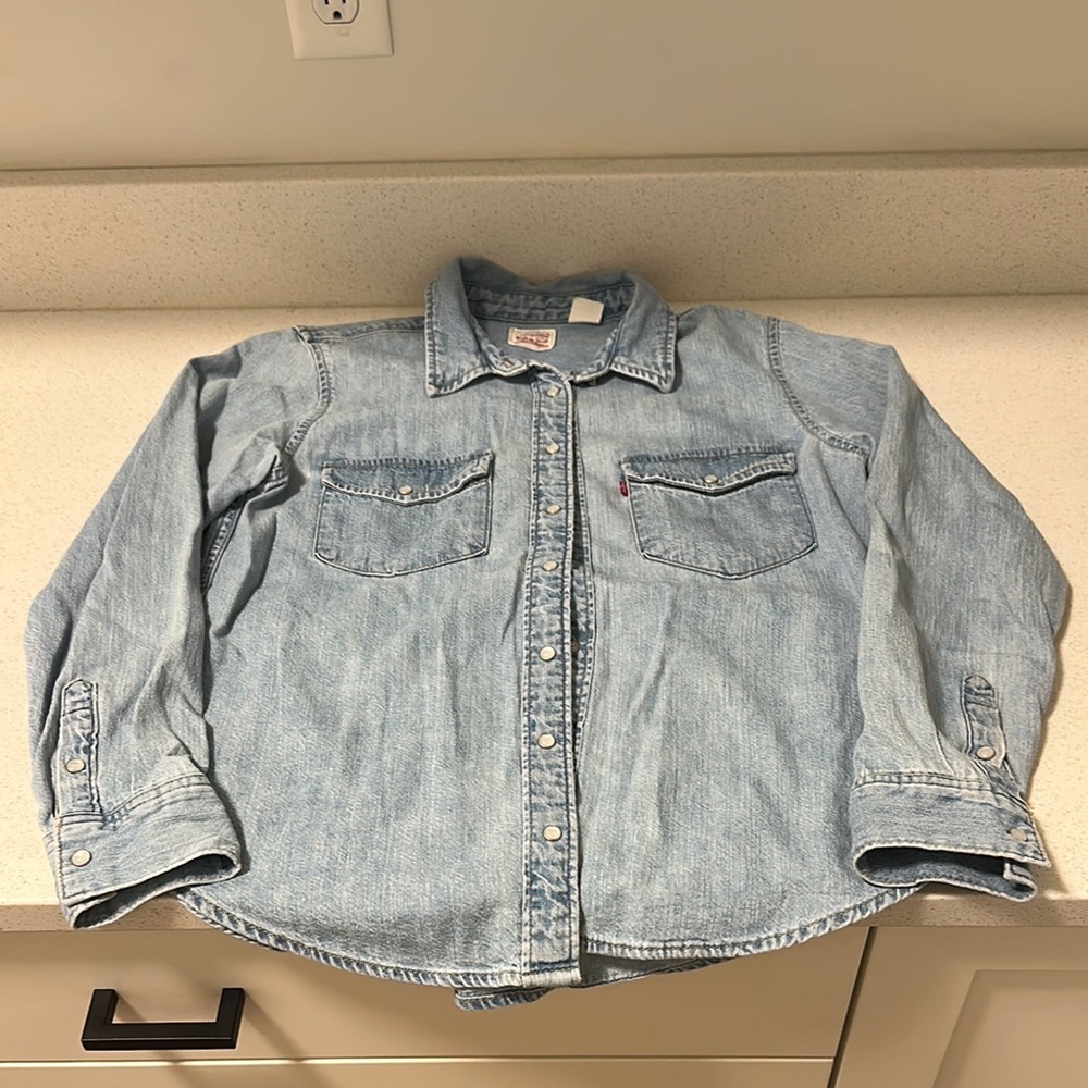 Levi's Classic Blue Denim Shirt